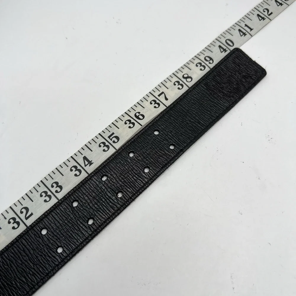 Gap Genuine Leather Studded Belt M Dark Brown Vs Black Multi Strand Double Prong